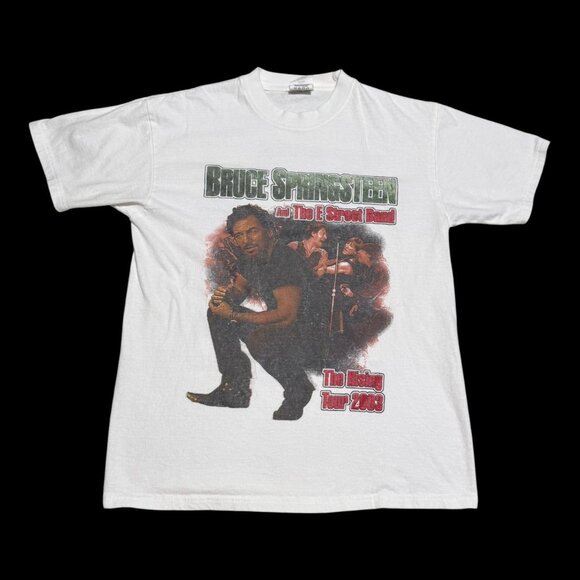 Vintage 2003 Bruce Springsteen E Street Band The Rising Tour Shirt Adult‎ Medium - Picture 1 of 9